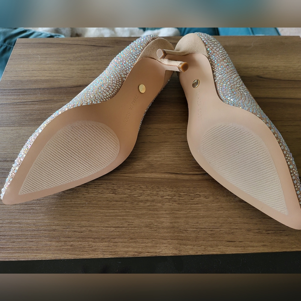 Thalia Sodi Crystal Glitter Pumps- NEW - Picture 4 of 7
